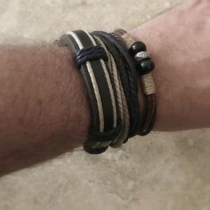 Men's Boho Bracelets (set of 3)